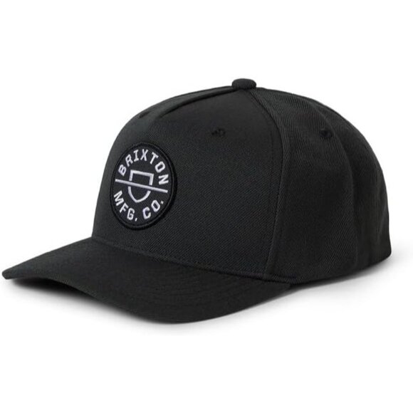 Men's Washed Black 80% Acrylic, 20% Wool Crest C Mp Snbk